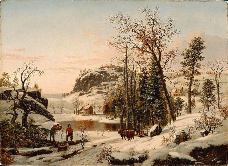 Samuel Lancaster Gerry New England Early Winter France oil painting art